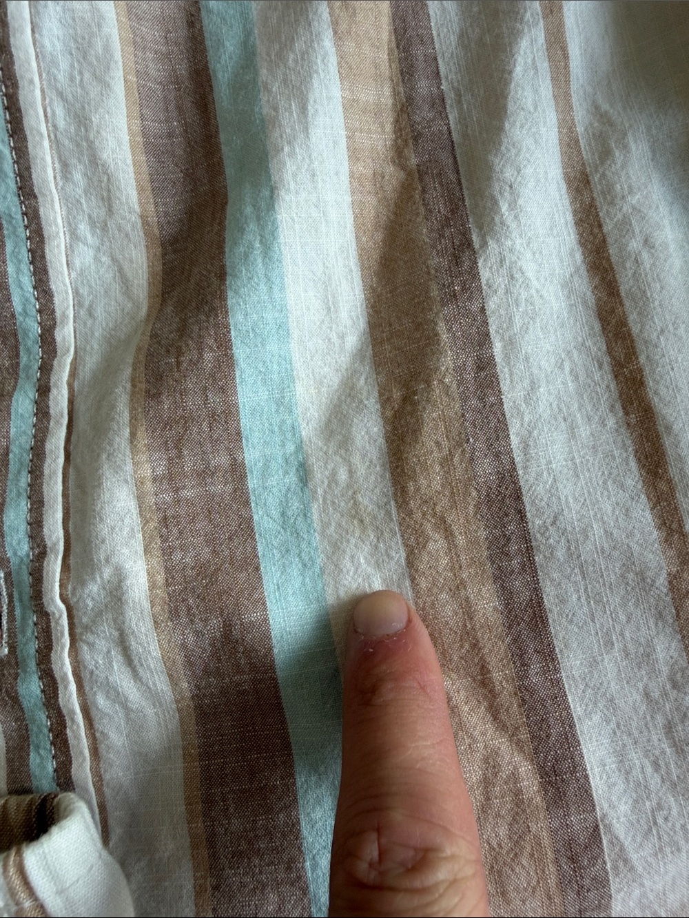 Target Striped Cat Shirt & Shorts Set in Blue and Tan - Picture 4 of 4